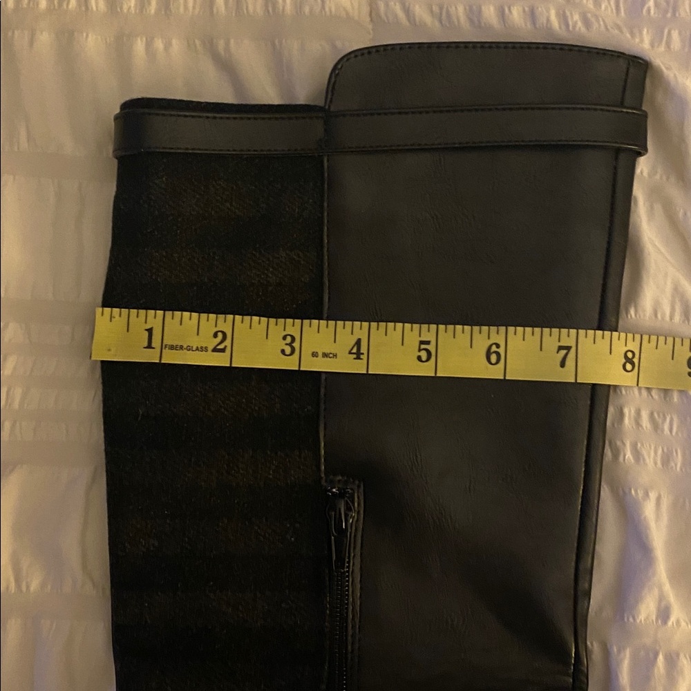 JustFab Black Riding Boots - Picture 7 of 9